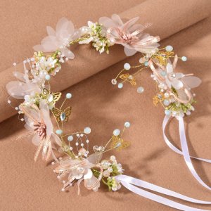 The Flower Design Wedding Bridal Hair Band